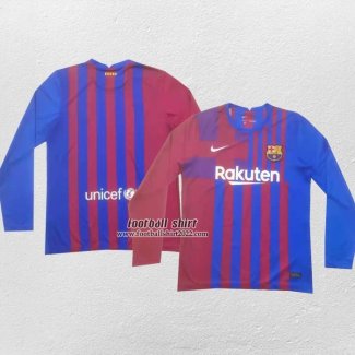 Shirt Barcelona Home Long Sleeve 2021/22