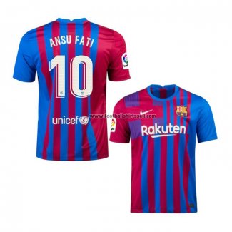 Shirt Barcelona Player Ansu Fati Home 2021-22(2)