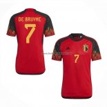 Shirt Belgium Player De Bruyne Home 2022
