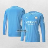 Shirt Manchester City Home Long Sleeve 2021/22