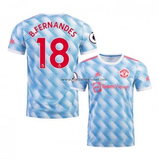 Shirt Manchester United Player B.Fernandes Away 2021-22