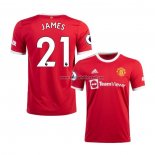 Shirt Manchester United Player James Home 2021-22