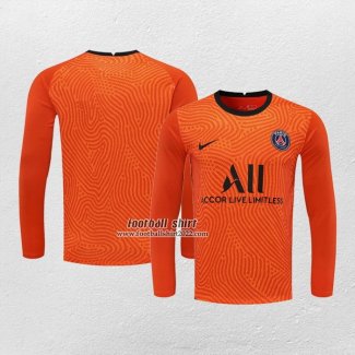 Shirt Paris Saint-Germain Goalkeeper Long Sleeve 2020/21 Orange