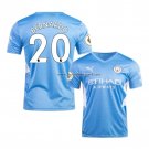 Shirt Manchester City Player Bernardo Home 2021-22