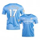 Shirt Manchester City Player de Bruyne Home 2021-22