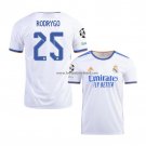 Shirt Real Madrid Player Rodrygo Home 2021-22