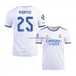 Shirt Real Madrid Player Rodrygo Home 2021-22