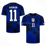Shirt United States Player Aaronson Away 2022