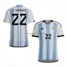 Shirt Argentina Player L.martinez Home 2022