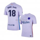 Shirt Barcelona Player Jordi Alba Away 2021-22