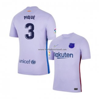 Shirt Barcelona Player Pique Away 2021-22