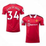 Shirt Manchester United Player Van De Beek Home 2022/23