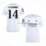 Shirt Real Madrid Player Casemiro Home 2022/23