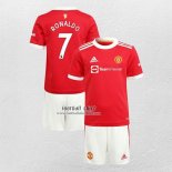 Shirt Manchester United Player Ronaldo Home Kid 2021/22