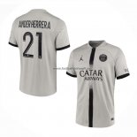 Shirt Paris Saint-Germain Player Ander Herrera Away 2022/23