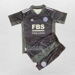 Shirt Leicester City Goalkeeper Kid 2021/22 Black