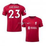 Shirt Liverpool Player Luis Diaz Home 2022/23
