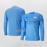 Shirt Manchester City Home Long Sleeve 2020/21