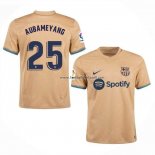 Shirt Barcelona Player Aubameyang Away 2022/23
