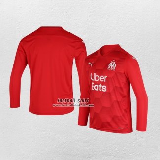 Shirt Olympique Marseille Goalkeeper Long Sleeve 2020/21 Red