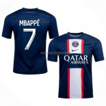 Shirt Paris Saint-Germain Player Mbappe Home 2022/23
