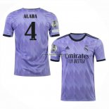 Shirt Real Madrid Player Alaba Away 2022/23
